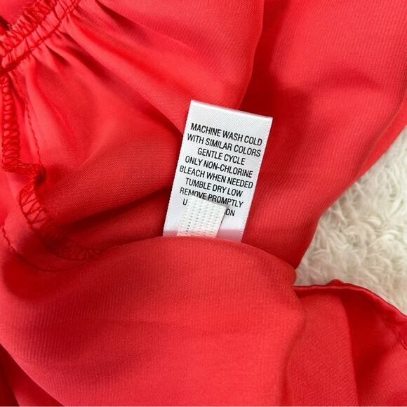 Go International tiered ruffle sweetheart bust red cocktail party dress, 13 - Picture 9 of 9